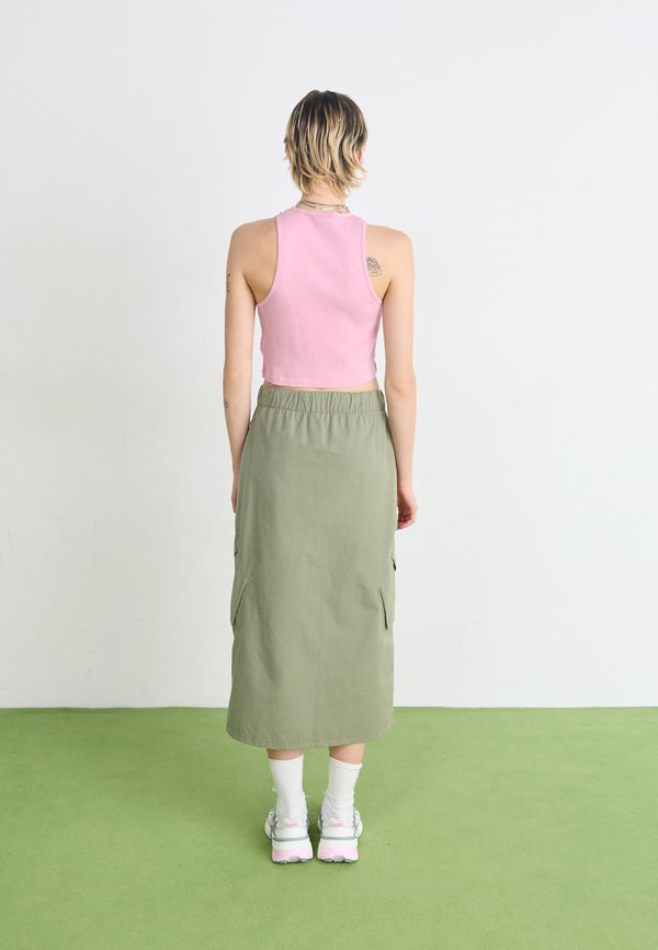 CHICAGO SKIRT - Pencil skirt - medium olive4