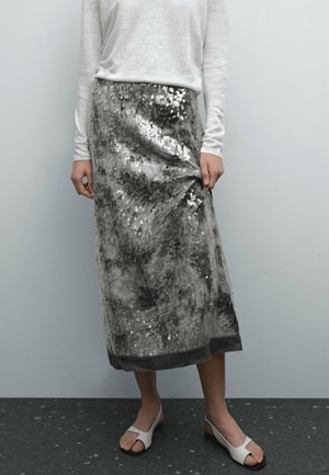 SEQUINS  - Maxirok - silver-coloured