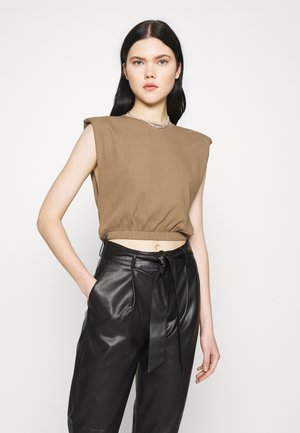 PAD TANK - Top - olive