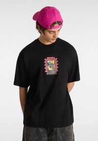 Vans - SKULL WINDOW - Print T-shirt - black Thumbnail Image 1