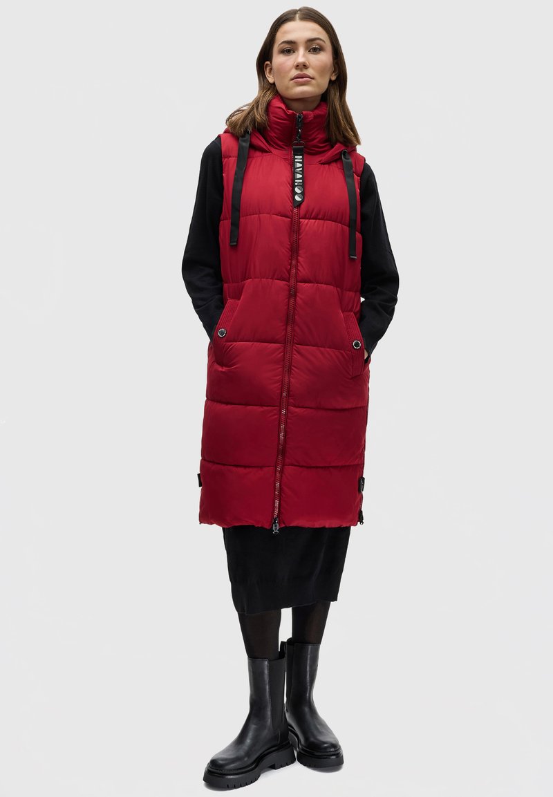Navahoo SCHNUFFELCHEN - Weste - blood red