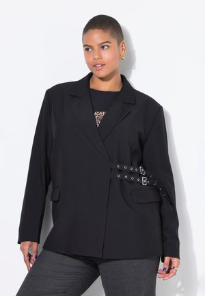 Studio Untold ASYMMETRIC BUCKLED - Blazer - black