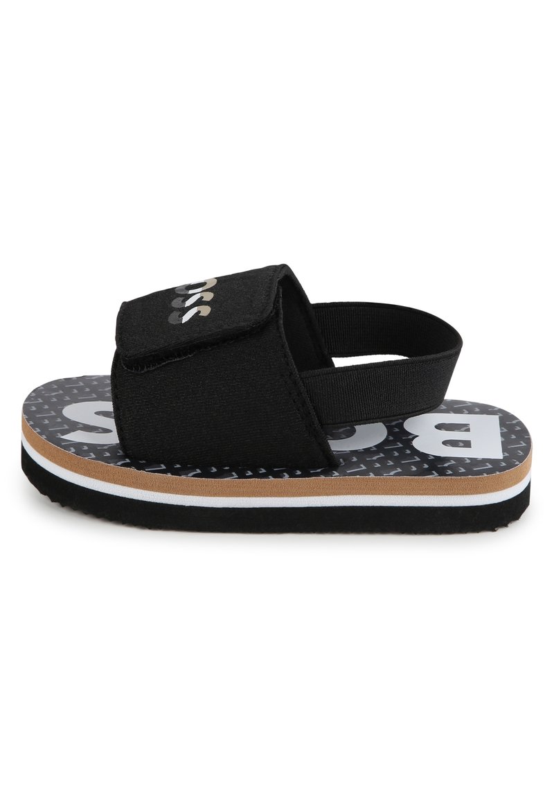 BOSS Kidswear - AQUA SLIDES UNISEX - Páskové sandály  - black, Zvětšit