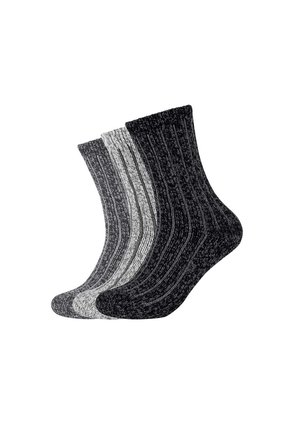 s.Oliver 3 PACK - Chaussettes - anthracite melange