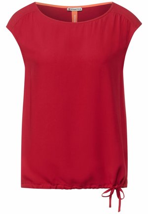 Street One, T-shirt basique - metallic red