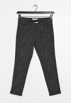 BRAX Stoffhose - dark brown  dark grey