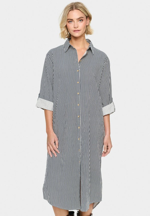 ZALINDASZ STRIPE - Shirt dress - ice nightsky stripe