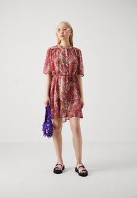 JDY JDYJENIFY LIFE SHIRT DRESS - Φόρεμα πουκάμισο - oatmeal/rosebud