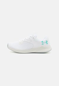 Under Armour - CHARGED AURORA 2 - Trainingsschuh - white/white clay/radial turquoise Thumbnail-Bild 1