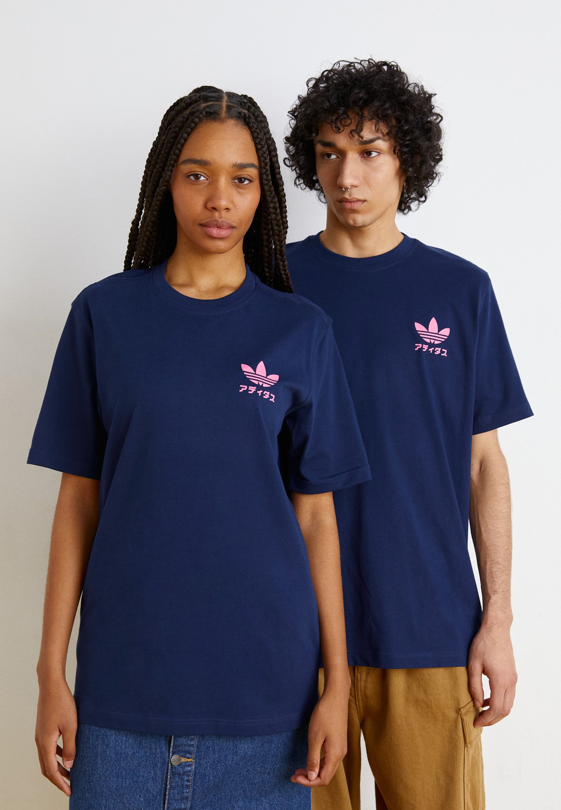 トップスその他 adidas Oversized Tee Night Indigo JP1059 Adicolor_Oversized_Tee_Blue_JP