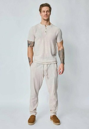 SET - T-shirt basique - beige
