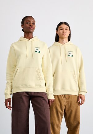 New Balance RELAXED HOODIE UNISEX - Sportinis megztinis - beige