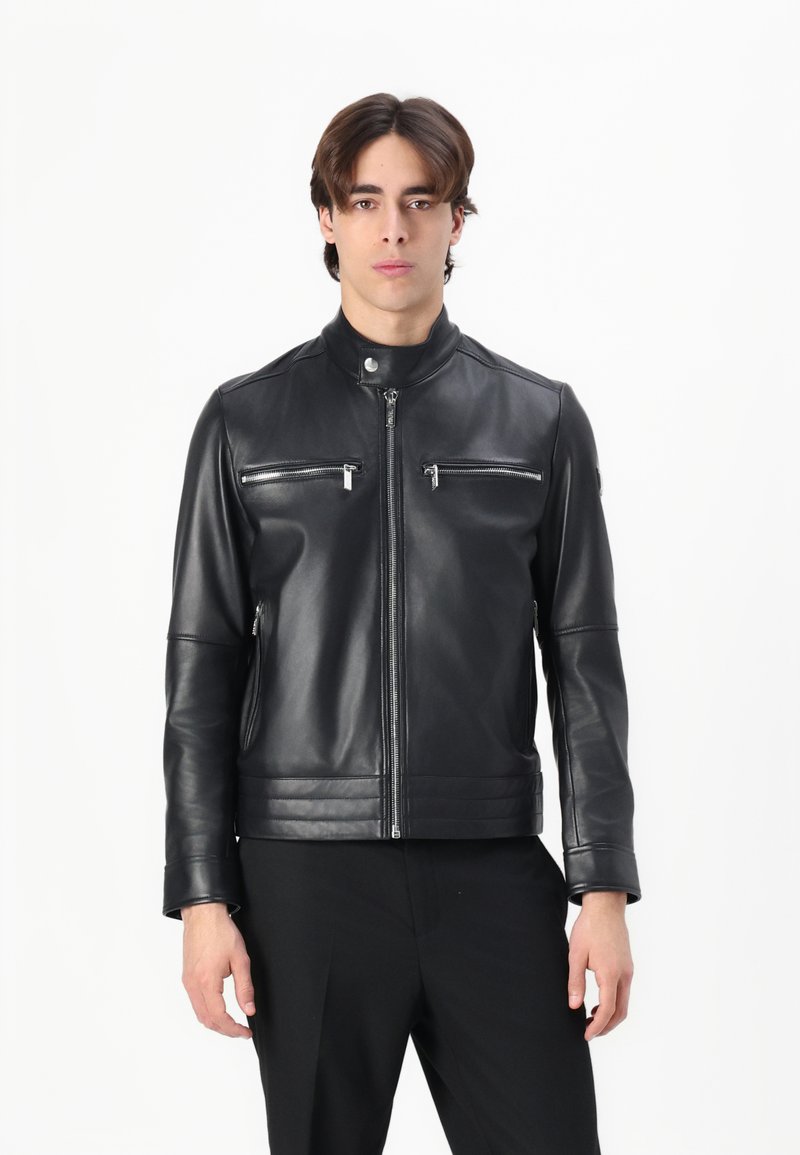KARL LAGERFELD JACKET - Usnjena jakna - black