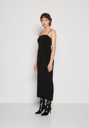 NA-KD SIDE DETAIL DRESS - Φόρεμα από ζέρσεϊ - black