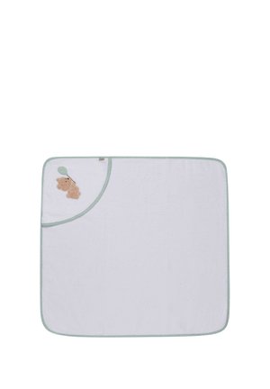 Sterntaler KAPUZENBADETUCH 80X80CM BÄR BO IN WEISS - Telo da bagno - weiss