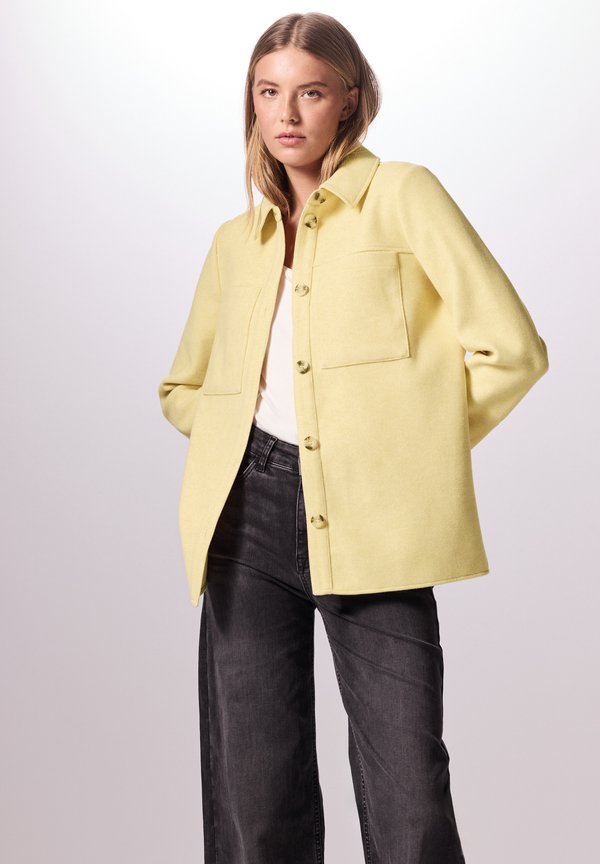 MIT TASCHEN - Übergangsjacke - gelb