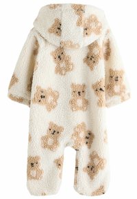 Next REGULAR FIT - Alvóruha - ecru tan bear print