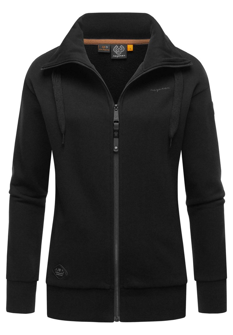 Ragwear SHOCKY - Felpa con zip - black