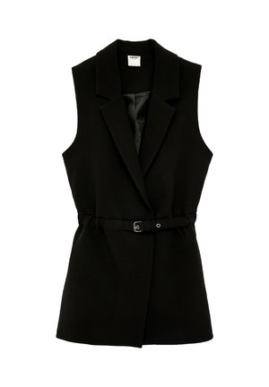 Koton, DOUBLE BREASTED VEST - Vest - black