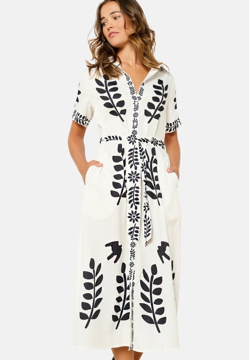 LolaLiza WITH PRINT - Blusenkleid - optical white