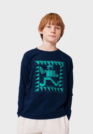 MR PENCIL UNISEX - Long sleeved top - midnight blue