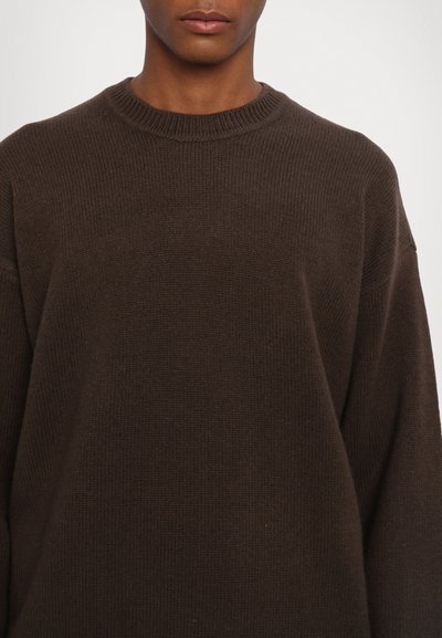 rag & bone CLARKSON CREW - Strickpullover - slatebrown