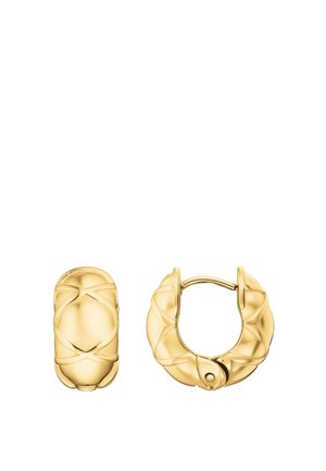 Rosefield, QUILTED HOOPS - Earrings - gold-coloured