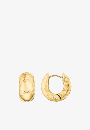 Rosefield, QUILTED HOOPS - Earrings - gold-coloured