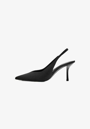 PULL&BEAR, SLINGBACK HIGH HEELS - Escarpins - black