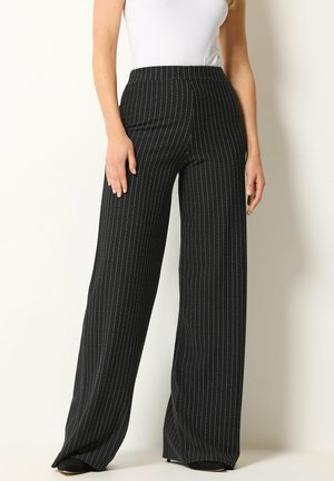 Long Tall Sally, TALL WIDE LEG TROUSERS - Trousers - black