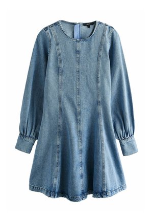 REGULAR FIT - LONG SLEEVE SEAM DETAIL - Farmerruha - mid blue