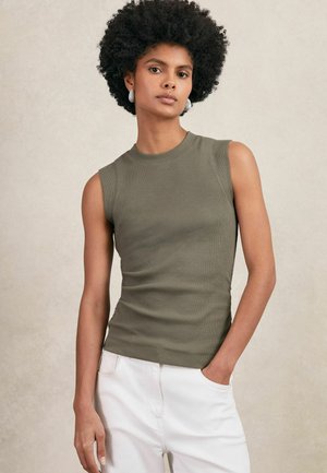 Top - khaki green