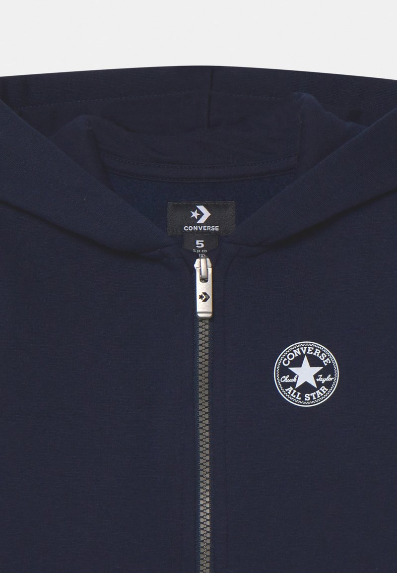 converse navy zip hoodie