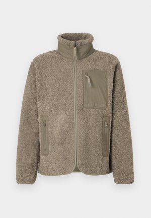 ZIP THROUGH UNISEX - Fleecejacke - coastal taupe