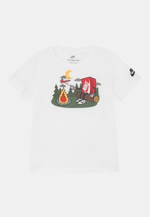 BOXY CAMPFIRE - T-shirt con stampa - white