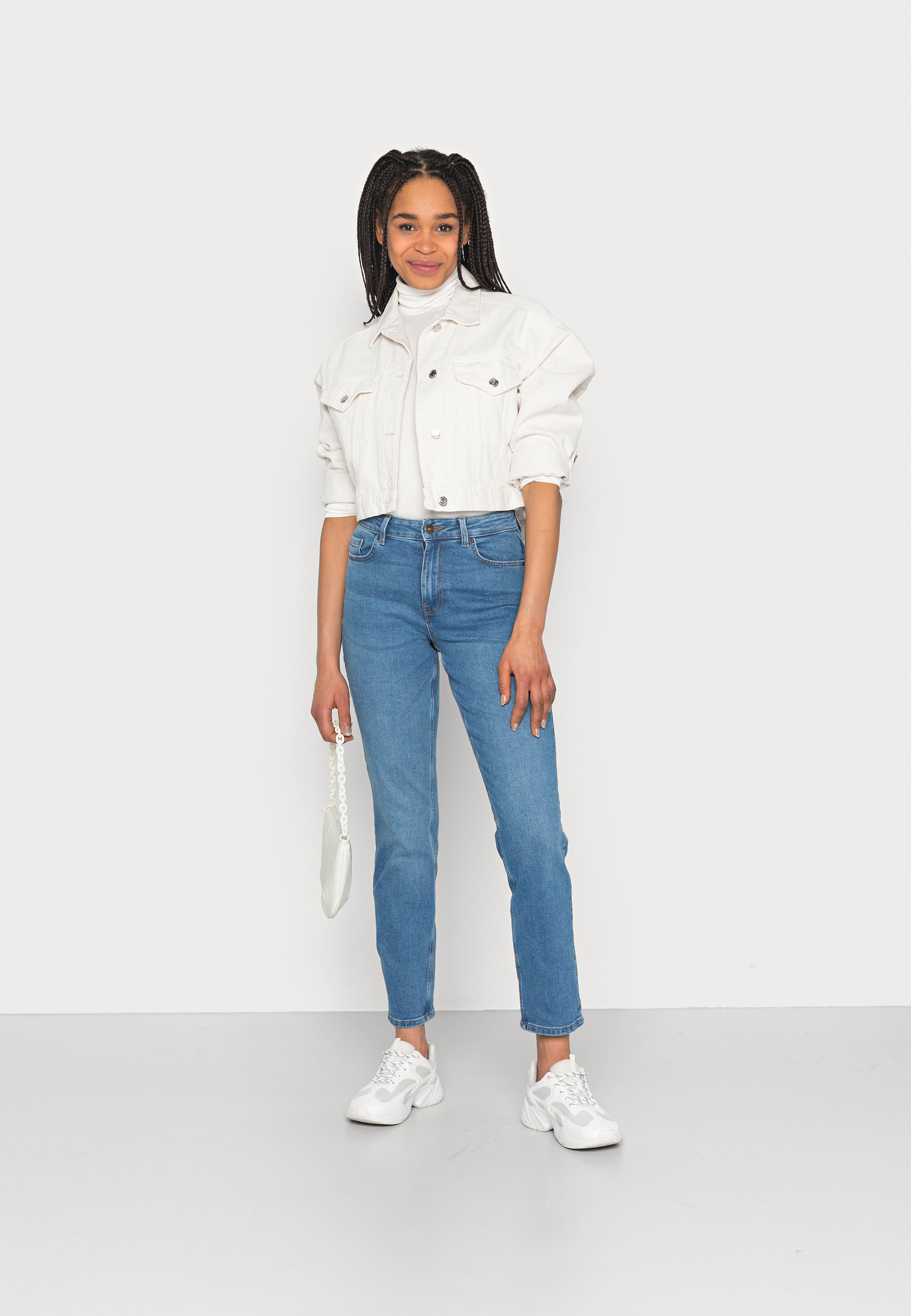 Straight leg jeans - medium blue denim 