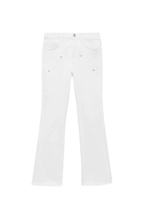 Bootcut-farkut - off-white