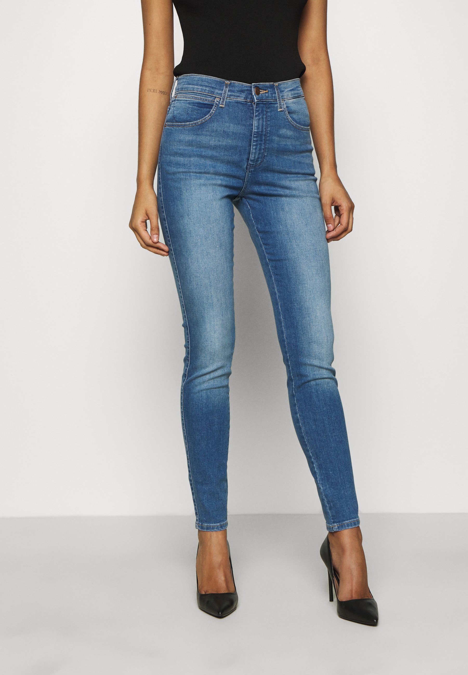 wrangler high rise skinny body bespoke