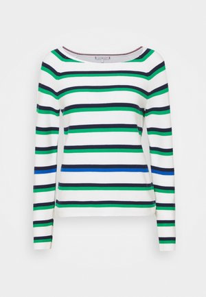 Stickad tröja - green