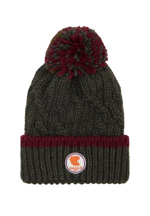 MOTIVO TRECCIA TINTA UNITA - Berretto - green