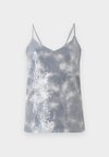 ONLGOLDA SEQUINS - Tops - ultimate grey/cloud