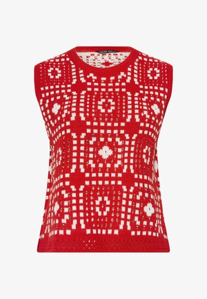 Yours Clothing, Strickpullover - red