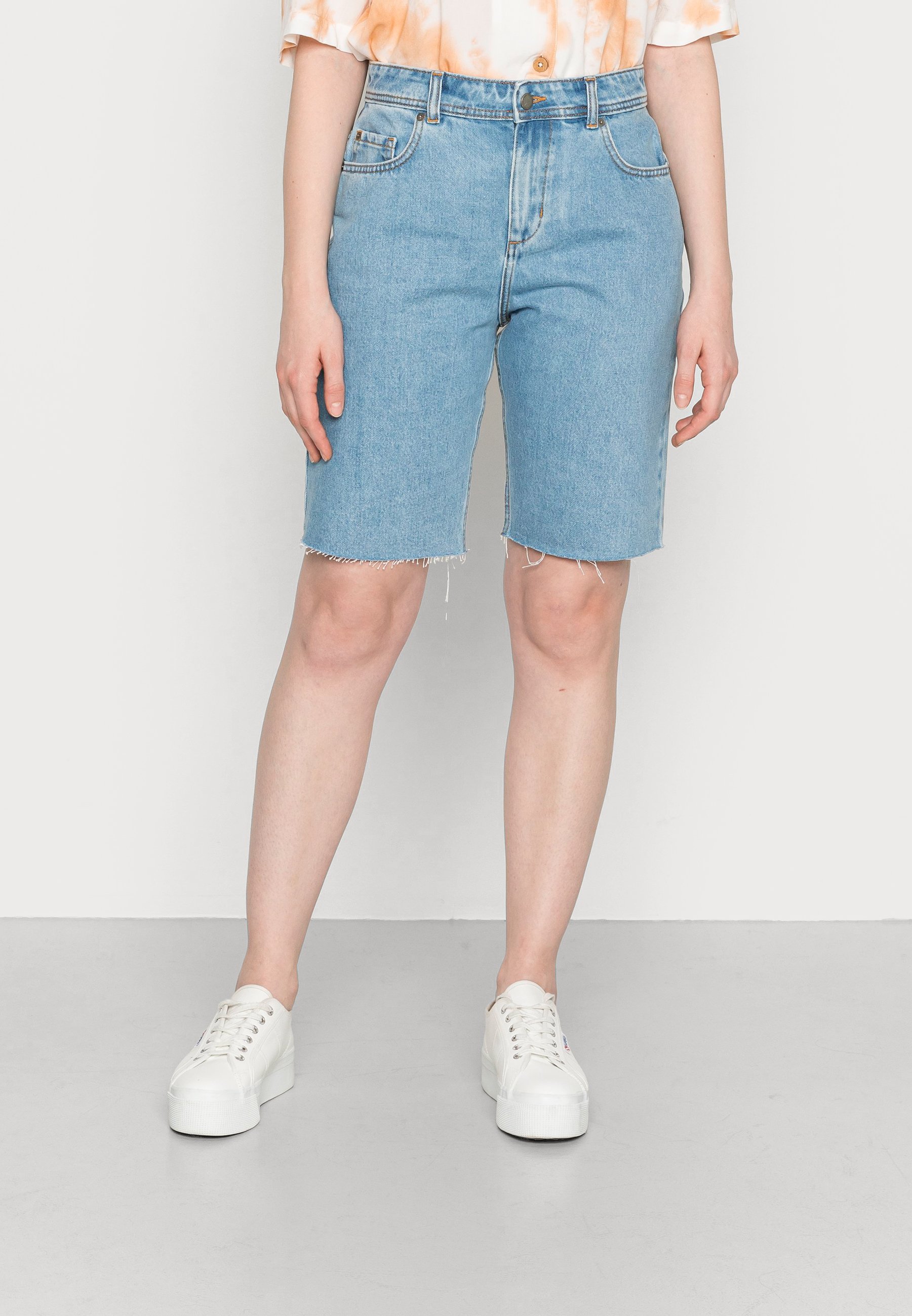 Roxy Today Light Mid Denim Shorts Blue 26