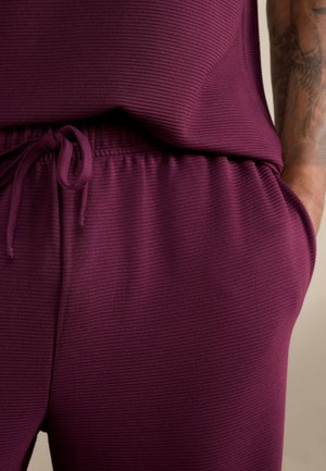 Next, REGULAR FIT - SHORT SLEEVE SET - Nachtwäsche Set - plum purple