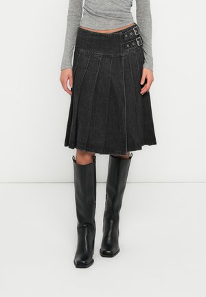 AGYNESS SKIRT - Jupe en jean - grey