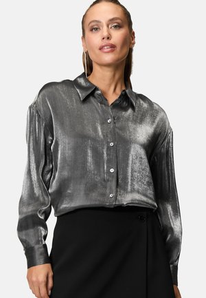 GLÄNZEND MIT KNOPFLEISTE - Hemdbluse - forged iron