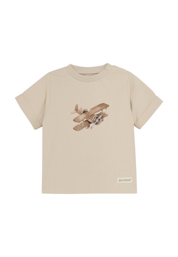 T-Shirt print - mocha mousse