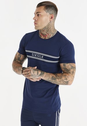 ELEVATE GYM - Triko s potiskem - navy