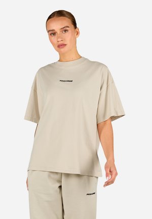 BRACY HEAVY OVERSIZED TEE - Pamata T-krekls - beige