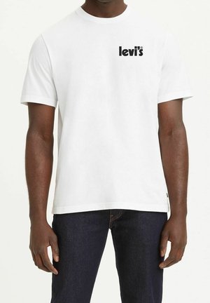 Print T-shirt - dirty denim